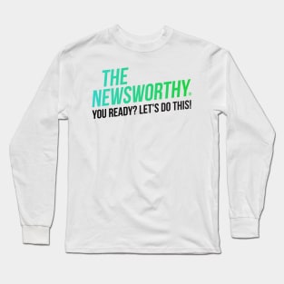 The NewsWorthy Green Logo Long Sleeve T-Shirt